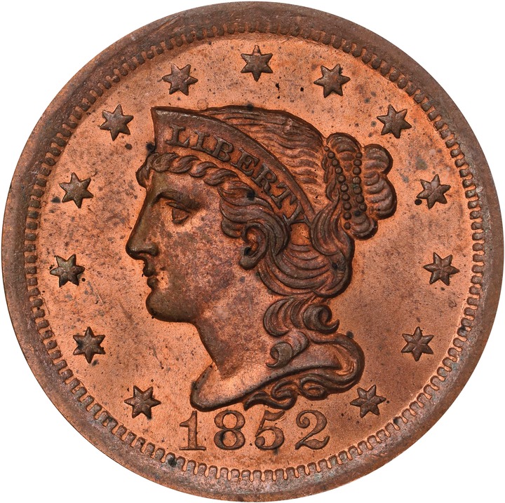 1852 Cent MS Values | Greysheet
