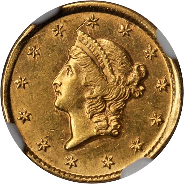 1854 TYPE 1 G$1 MS, Coin Explorer