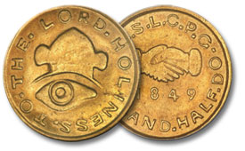 1849 Mormon $2-1/2
