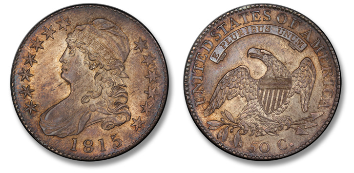 1815/2 Capped Bust Half Dollar. O-101. MS-65 (PCGS).