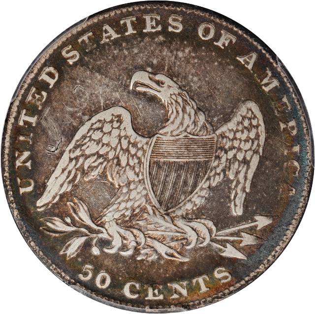 1836 Reeded GR-1 50C MS Early Halves | NGC