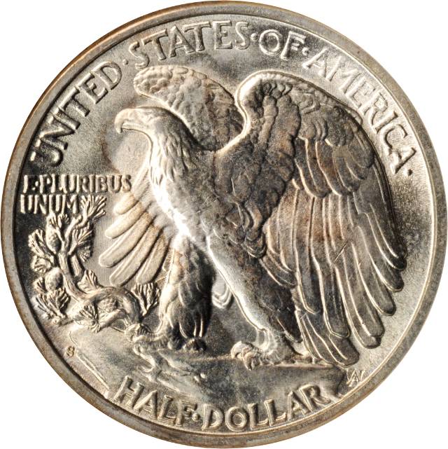 1944 S 50C MS Walking Liberty Half Dollars | NGC