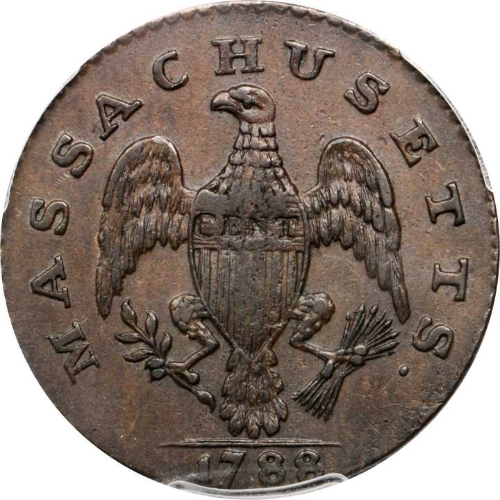 1788 PERIOD MASSACHUSETTS 1C MS | Coin Auction Prices | NGC