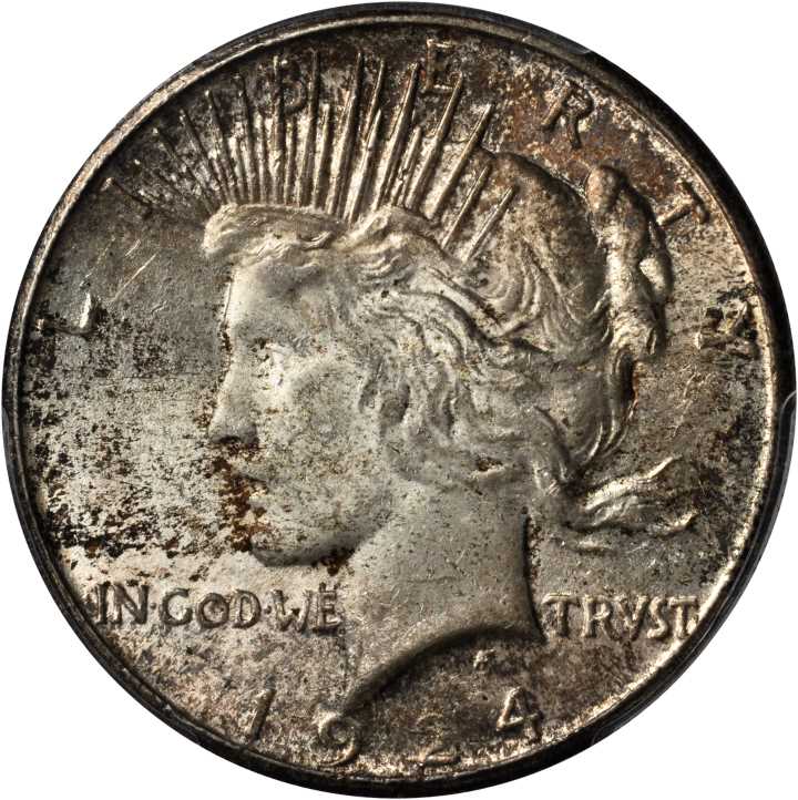 1924 S S$1 MS Peace Dollars | NGC