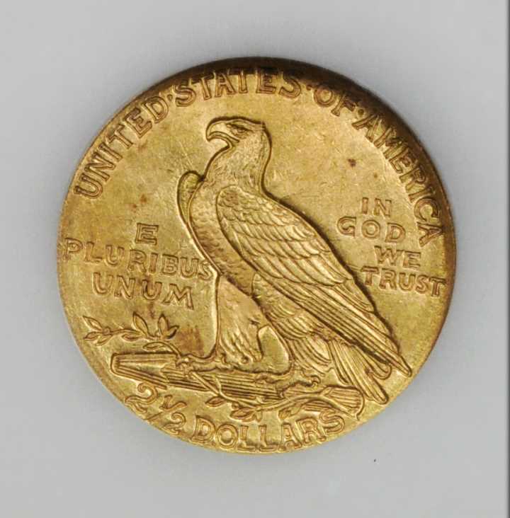 1910 $2.5 MS Indian Head $2.50 | NGC