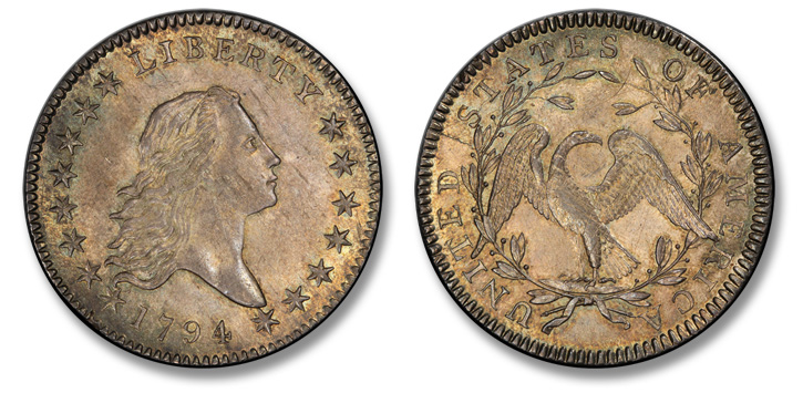 Choice Mint State 1794 Half Dollar