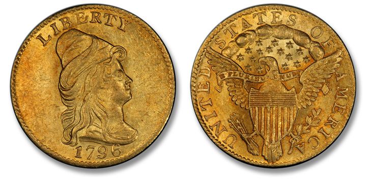Mint State 1796 Quarter Eagle 