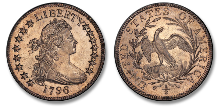 Specimen 1796 Half Dollar