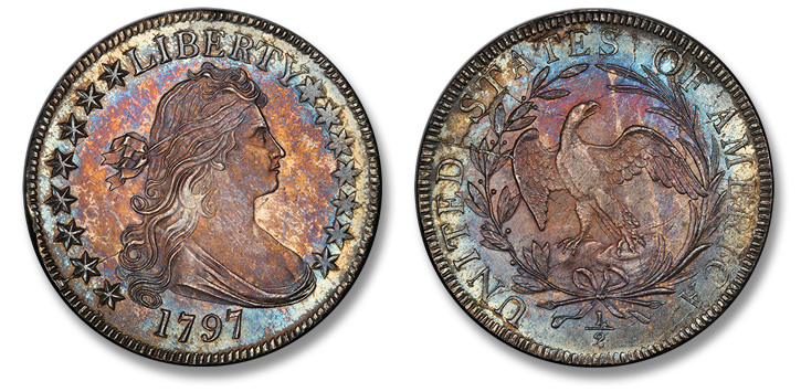 Superb Gem 1796 Half Dollar 