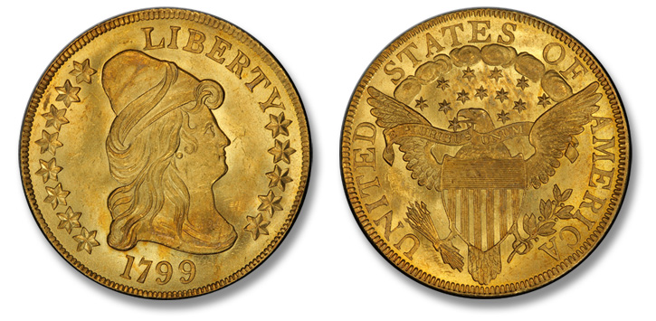 Superb Gem 1796 Half Dollar 