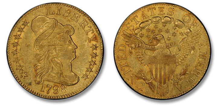 Superb Gem 1796 Half Dollar 