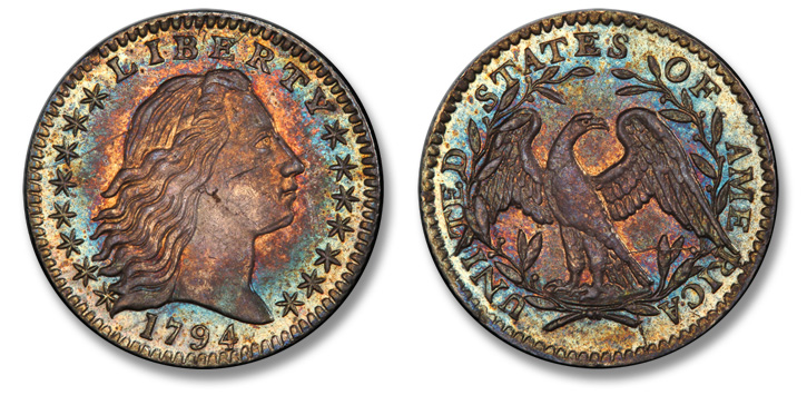 Superb Gem 1796 Half Dollar 