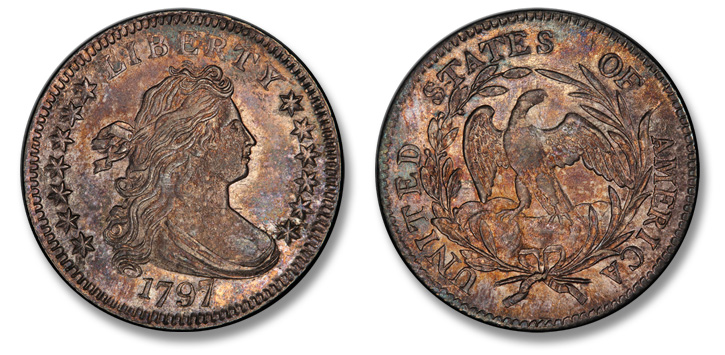 Superb Gem 1796 Half Dollar 