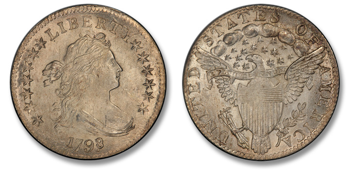 Superb Gem 1796 Half Dollar 