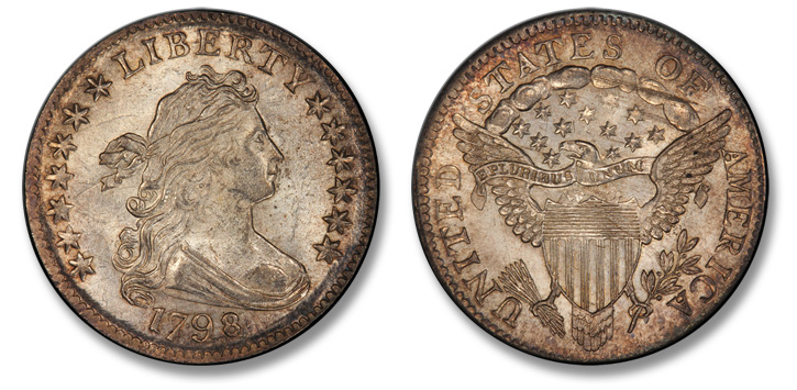 Superb Gem 1796 Half Dollar 