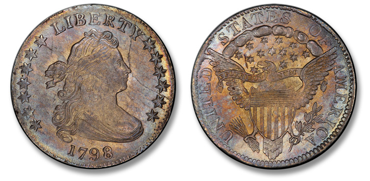Superb Gem 1796 Half Dollar 