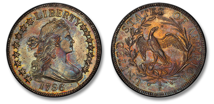 Superb Gem 1796 Half Dollar 