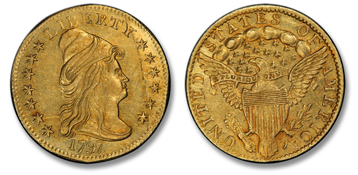 Superb Gem 1796 Half Dollar 