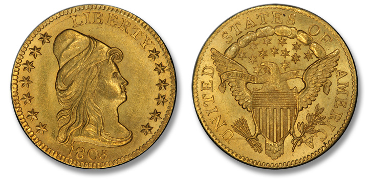 Superb Gem 1796 Half Dollar 