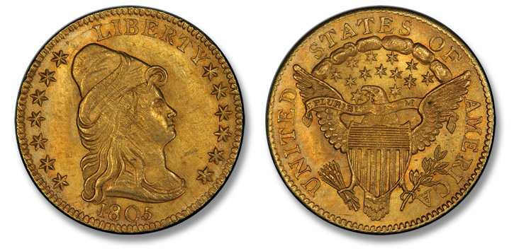 Superb Gem 1796 Half Dollar 