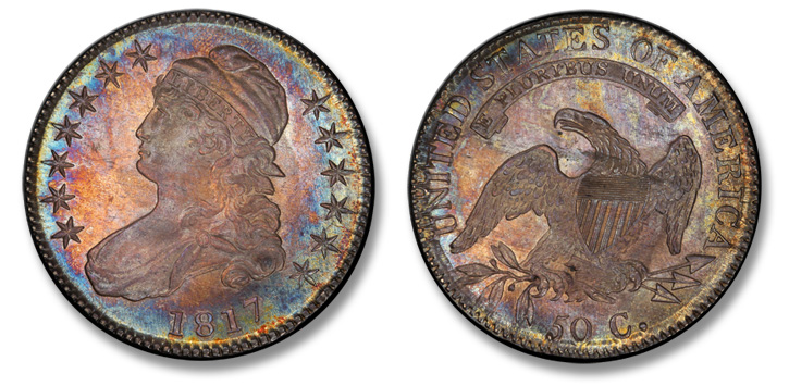 1817 Capped Bust Half Dollar. O-110a. MS-67 (PCGS).